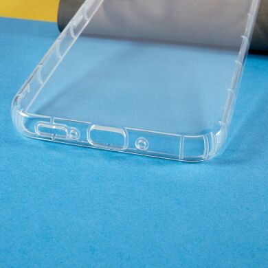 Силиконовый (TPU) чехол Deexe Clear Cover для Samsung Galaxy A54 (A546) - Transparent