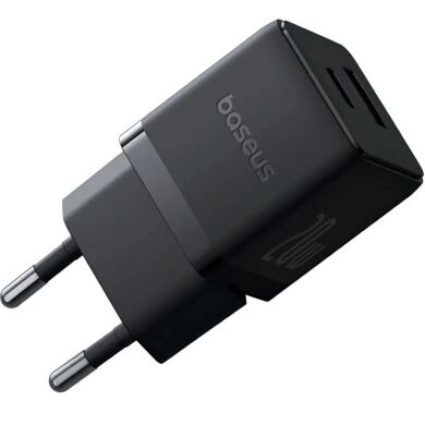 Мережевий зарядний пристрій Baseus Palm C+U (20W) P10111608113-00 - Black