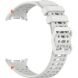 Ремешок Reframe Holes Design для Samsung Galaxy Watch 8 (40/44mm) / 8 Classic - Light Grey. Фото 3 из 7