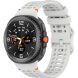 Ремешок Reframe Holes Design для Samsung Galaxy Watch 8 (40/44mm) / 8 Classic - Light Grey. Фото 2 из 7