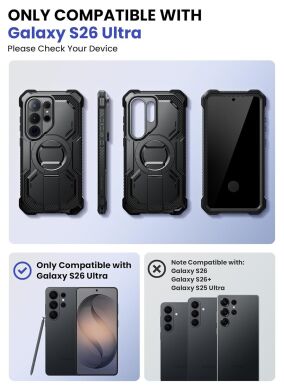 Защитный чехол i-Blason Armorbox Clip MagSafe by Supcase для Samsung Galaxy S26 Ultra (S948) 843439160903 - Black