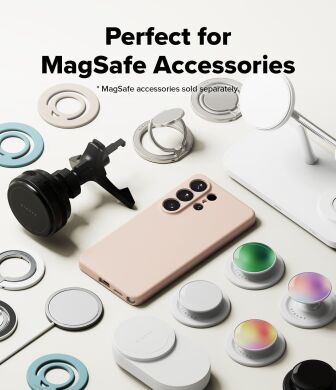 Защитный чехол Ringke Silicone Magnetic для Samsung Galaxy S26 Ultra (S948) 8800328814691 - Black