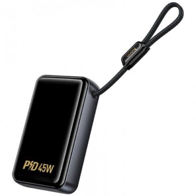 Внешний аккумулятор Hoco Q54 Shine PD45W (20000mAh) + кабель Type-C - Metal gray