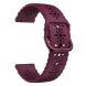 Ремешок Deexe Blossom Strap для Samsung Galaxy Watch 5 (40/44mm) / 5 Pro (45mm) - Wine Red. Фото 2 из 5