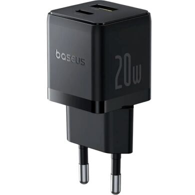 Мережевий зарядний пристрій Baseus Palm C+U (20W) P10111608113-00 - Black
