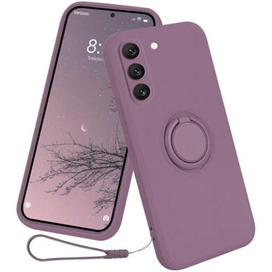 Защитный чехол Deexe Color Shell для Samsung Galaxy S23 Plus (S916) - Purple