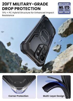 Защитный чехол i-Blason Armorbox Clip MagSafe by Supcase для Samsung Galaxy S26 Ultra (S948) 843439160903 - Black