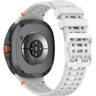 Ремешок Reframe Holes Design для Samsung Galaxy Watch 8 (40/44mm) / 8 Classic - Light Grey