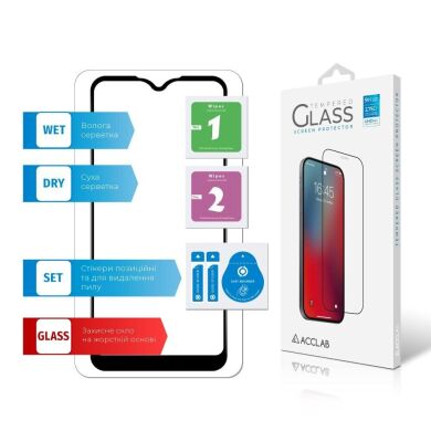 Защитное стекло ACCLAB Full Glue для Samsung Galaxy A15 (A155) - Black