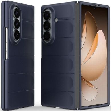 Силиконовый (TPU) чехол Deexe Terra Case (FF) для Samsung Galaxy Fold 8 Ultra - Dark Blue