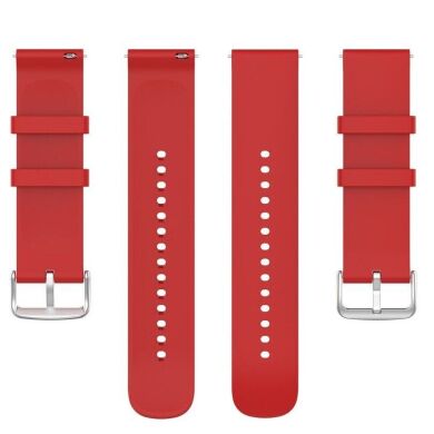 Ремешок Deexe Silicone Band для часов с шириной крепления 20мм - Red