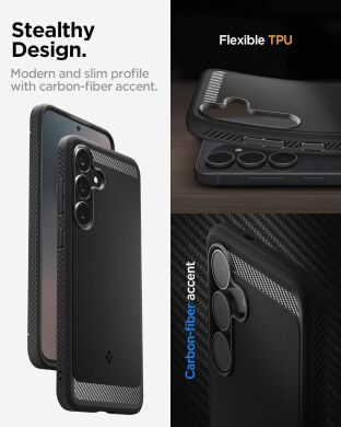 Защитный чехол Spigen (SGP) Rugged Armor для Samsung Galaxy S25 FE (S731) ACS10025 - Matte Black