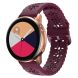 Ремешок Deexe Blossom Strap для Samsung Galaxy Watch 5 (40/44mm) / 5 Pro (45mm) - Wine Red. Фото 1 из 5