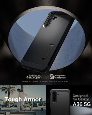 Защитный чехол Spigen (SGP) Tough Armor для Samsung Galaxy A36 (A366) ACS09166 - Black