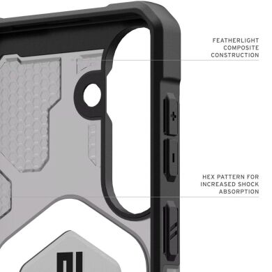 Ударостійкий чохол URBAN ARMOR GEAR Pathfinder Clear MagSafe для Samsung Galaxy S26 Plus (S947) 214527113140 - Ash / Black