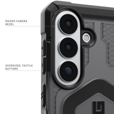 Ударостійкий чохол URBAN ARMOR GEAR Pathfinder Clear MagSafe для Samsung Galaxy S26 Plus (S947) 214527113140 - Ash / Black