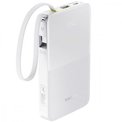 Зовнішній акумулятор Baseus EnerFill FC51 Bipow2 Pro 22.5W (10000mAh) + кабель Type-C (E0027601) - White