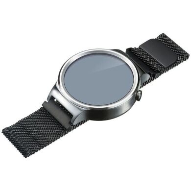 Ремінець Deexe Milanese Stainless Steel для годинників з шириною кріплення 18 мм - Black