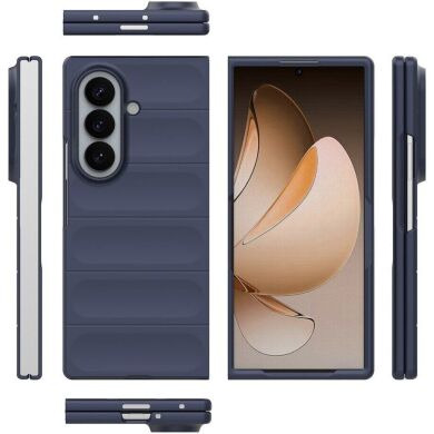 Силиконовый (TPU) чехол Deexe Terra Case (FF) для Samsung Galaxy Fold 8 Ultra - Dark Blue