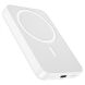 Внешний аккумулятор с беспроводной зарядкой Hoco J109 Easy PD20W MagSafe (5000mAh) - White. Фото 3 из 7