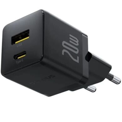 Мережевий зарядний пристрій Baseus Palm C+U (20W) P10111608113-00 - Black