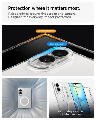 Защитный чехол Spigen AirSkin (MagFit) для Samsung Galaxy Fold 8 (ACS11952) - Clear