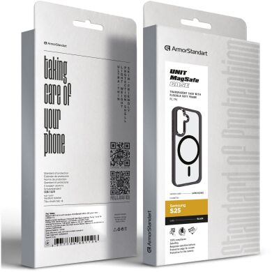 Захисний чохол ArmorStandart Unit MagSafe для Samsung Galaxy S25 (S931) - Black