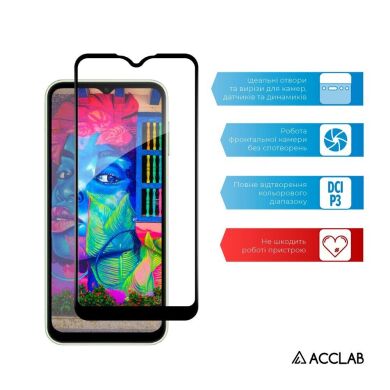 Захисне скло ACCLAB Full Glue для Samsung Galaxy A15 (A155) - Black