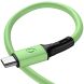 Дата-кабель USAMS US-SJ435 U52 USB to MicroUSB (2.1A, 1m) - Green