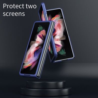 Пластиковий чохол Deexe Hard Shell (FF) для Samsung Galaxy Fold 4 - Sapphire