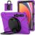 Защитный чехол Deexe Hand Grip для Samsung Galaxy Tab S7 / S8 / S9 (T870/T875/T700/T706/X710/X716) - Purple