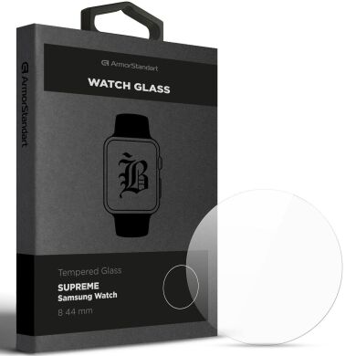 Защитное стекло ArmorStandart Supreme Black Icon (FW) для Samsung Galaxy Watch 8 (44mm)