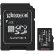 Карта памяти Kingston microSDXC 64GB Canvas Select Plus Gen3 UHS-I U1 V10 A1 (100MB/s) + адаптер (SDCS3/64GB) - Black. Фото 1 из 7