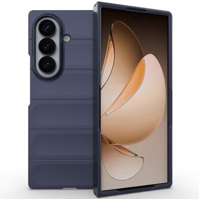 Силиконовый (TPU) чехол Deexe Terra Case (FF) для Samsung Galaxy Fold 8 Ultra - Dark Blue