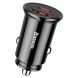 Автомобільний зарядний пристрій Baseus Circular Plastic (30W) CCALL-YS01 - Black