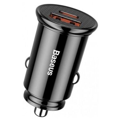 Автомобильное зарядное устройство Baseus Circular Plastic (30W) CCALL-YS01 - Black