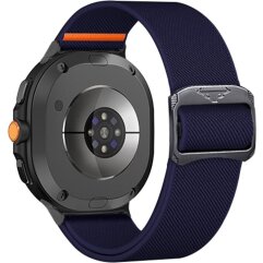 Ремешок Deexe Orbit Flex для Samsung Galaxy Watch 8 (40/44mm) / 8 Classic - Dark Blue