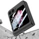 Защитный чехол GKK Magnetic Fold для Samsung Galaxy Flip 6 - Silver. Фото 4 из 9