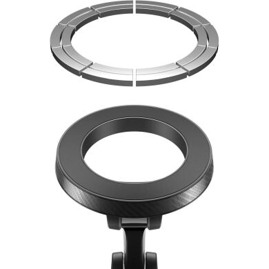 Автомобільний тримач Spigen Magnetic Car Mount MFT36 (ACP11172) - Black