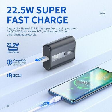 Внешний аккумулятор Hoco Q3 Pro 22.5W+PD20W (10000mAh) - Black