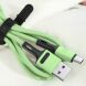 Дата-кабель USAMS US-SJ435 U52 USB to MicroUSB (2.1A, 1m) - Green