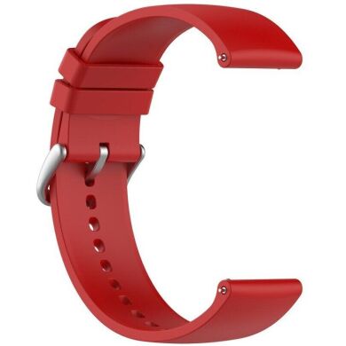 Ремінець Deexe Silicone Band для годинників з шириною кріплення 20мм - Red