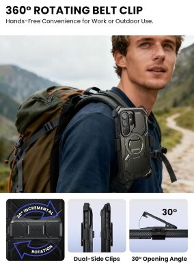 Защитный чехол i-Blason Armorbox Clip MagSafe by Supcase для Samsung Galaxy S26 Ultra (S948) 843439160903 - Black