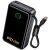 Внешний аккумулятор Hoco Q54 Shine PD45W (20000mAh) + кабель Type-C - Metal gray
