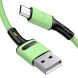 Дата-кабель USAMS US-SJ435 U52 USB to MicroUSB (2.1A, 1m) - Green