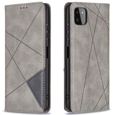 Чехол UniCase Geometric Pattern для Samsung Galaxy A22 5G (A226) - Grey