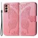 Чехол UniCase Butterfly Pattern для Samsung Galaxy M13 (M135) - Pink. Фото 1 из 8