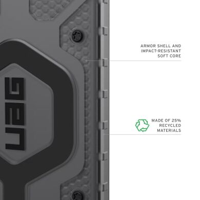 Ударостійкий чохол URBAN ARMOR GEAR Pathfinder Clear MagSafe для Samsung Galaxy S26 Plus (S947) 214527113140 - Ash / Black