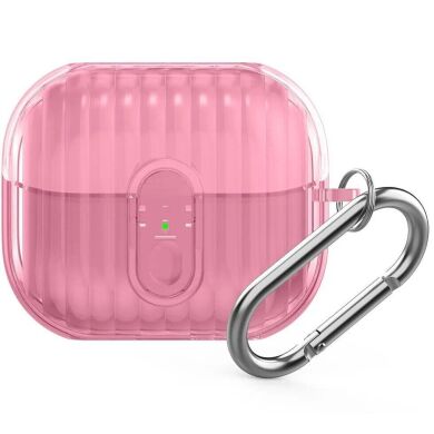 Защитный чехол AHASTYLE WG161 для Samsung Galaxy Buds 3 / Buds 3 Pro - Transparent Pink