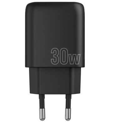 Сетевое зарядное устройство Proove Silicone Power Plus 30W (Type-C + USB) - Black